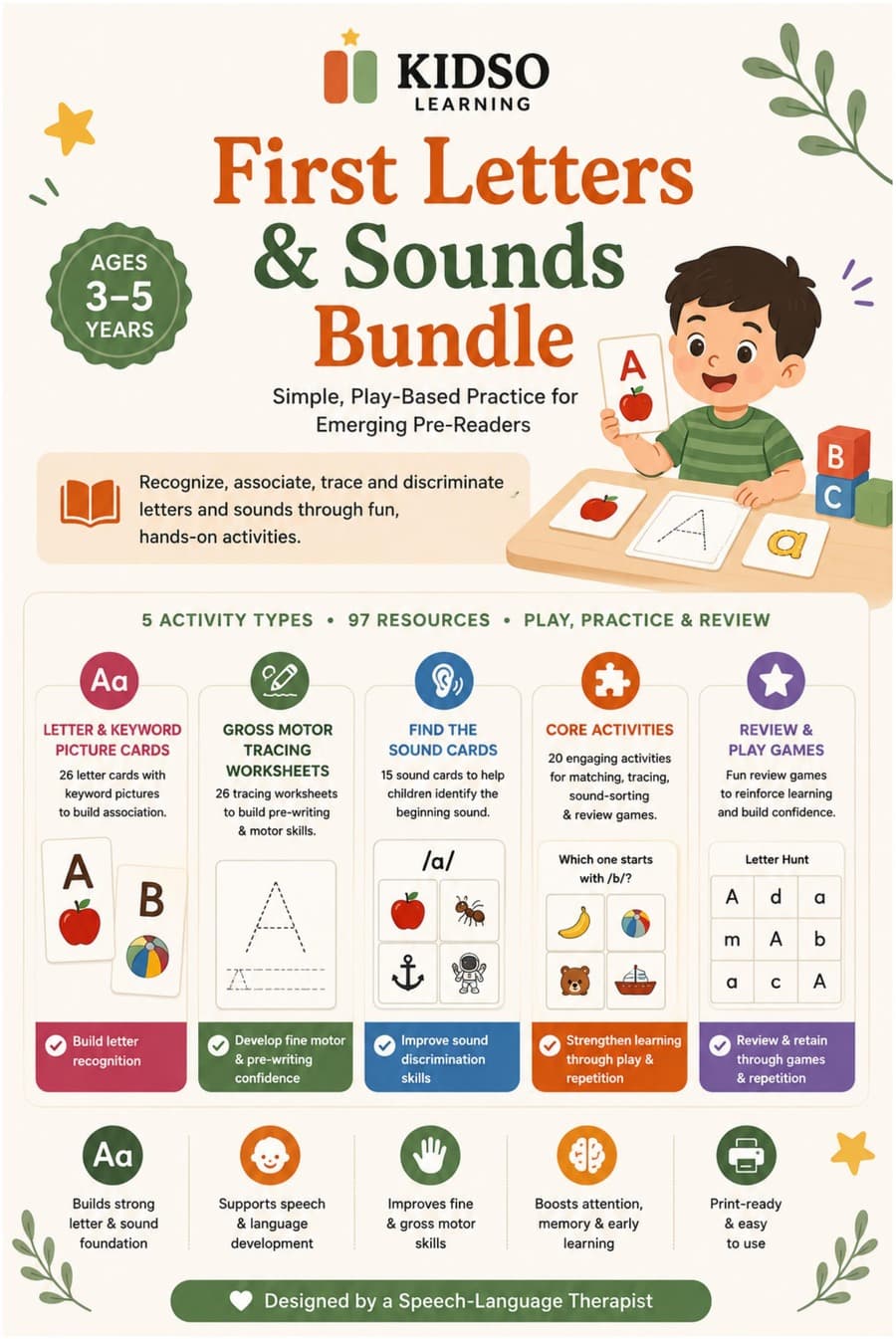 First Letters & Sounds Bundle