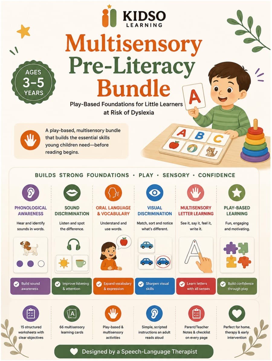 Multisensory Pre-Literacy Bundle