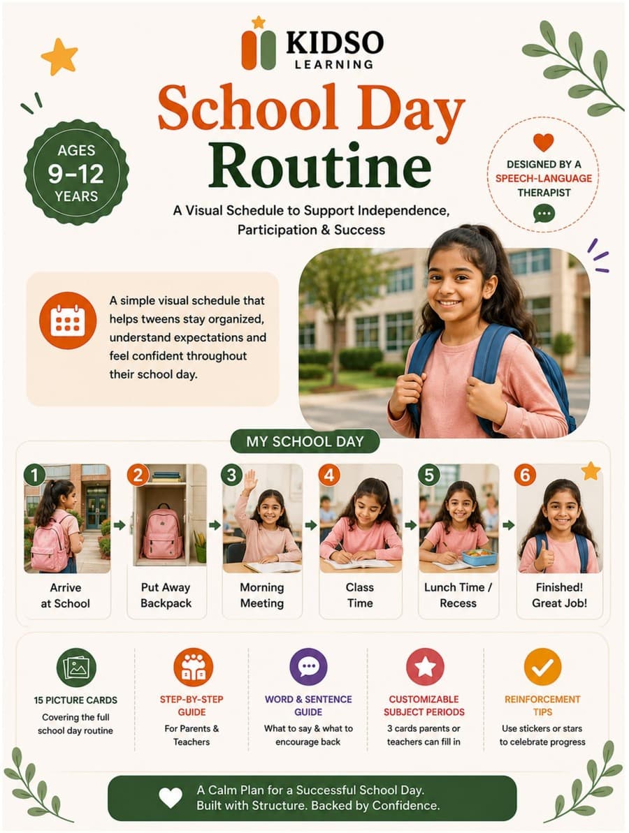 School Day Routine — Girl Edition